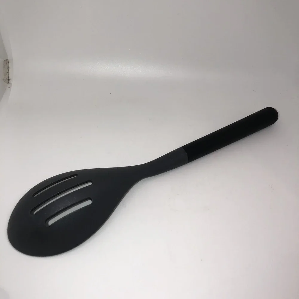 Sur La Table Slotted Spoon Gray Black Utensil Nonstick Nylon Durable 13